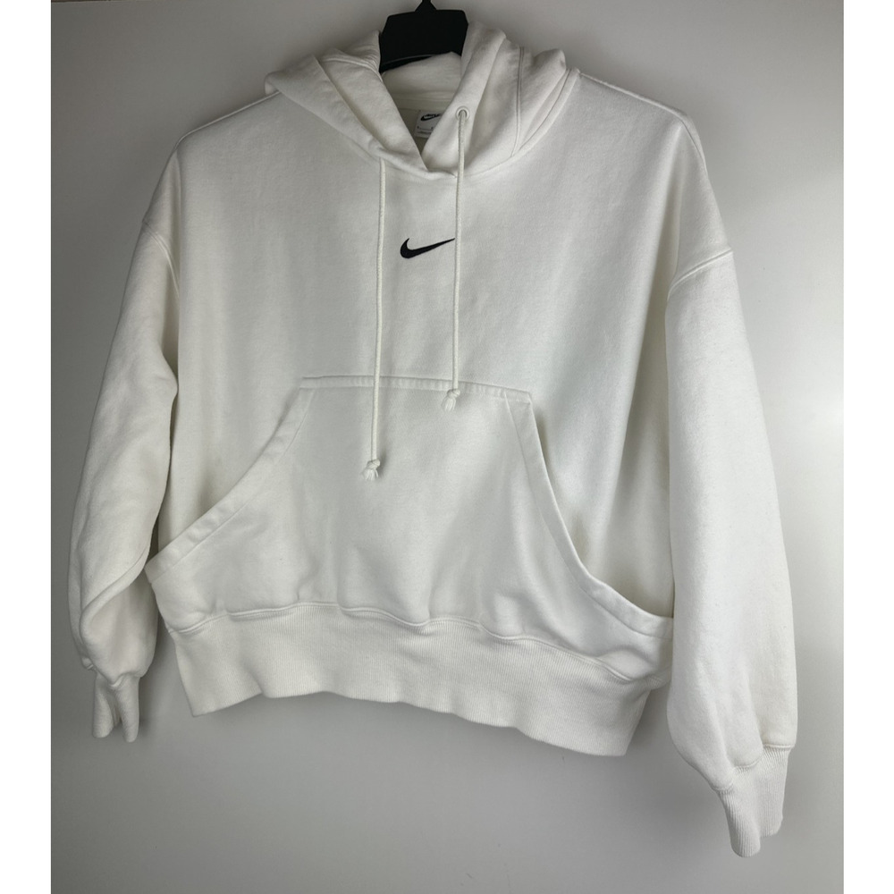 Nike Phoenix Fleece Pullover Hoodie Women's Size Small Oversized Center Swoosh - Picture 10 of 11